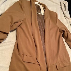 Camel Relaxed Blazer